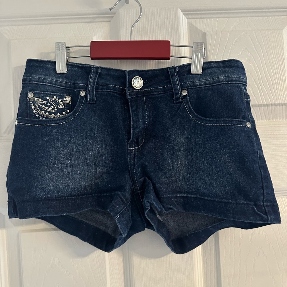 Embellished Jean Shorts